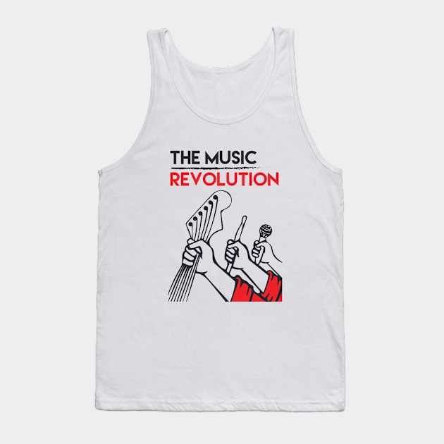 The Music Revolution Tank Top by chalywinged